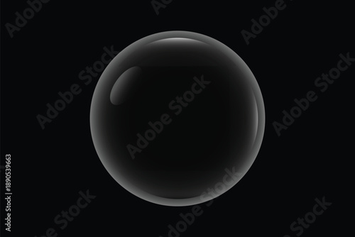 Transparent water droplets overlay on black backgrounds, creating a visually striking contrast, ideal for design projects and creative compositions with copy space. Collagen serum or essence drops