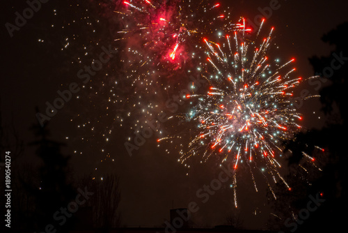 fireworks and firecrackers at the end of last year