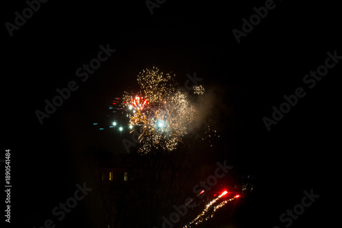 fireworks and firecrackers at the end of last year
