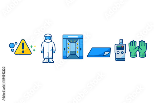 Safety equipment and procedures for handling hazardous materials in a controlled environment