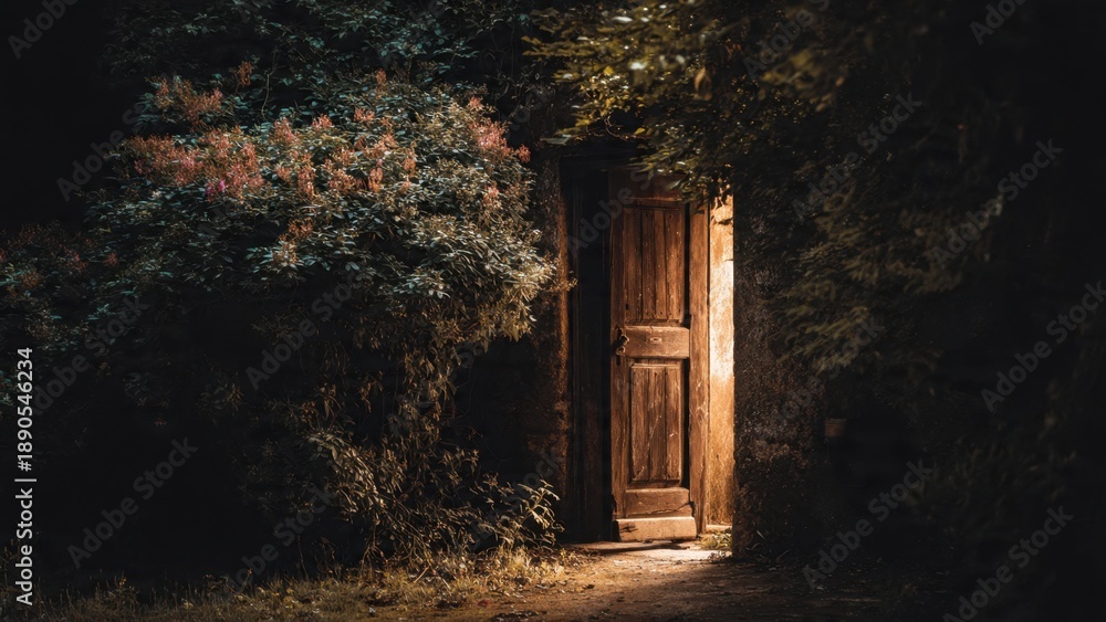Fototapeta premium Mysterious Doorway in Nature