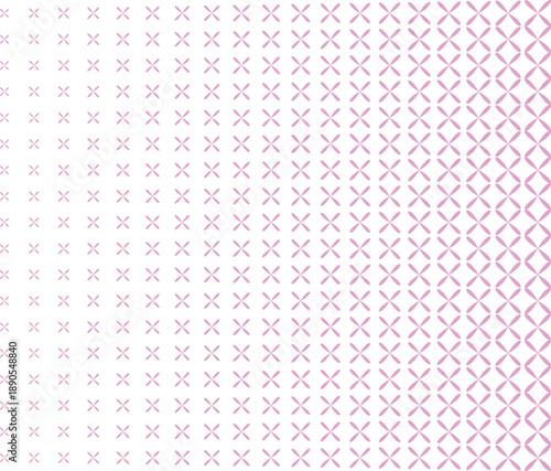 Bilde på lerret Pink petal pattern fading from left to right background
