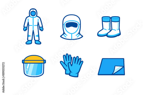Safety gear for workers in hazardous environments used in a variety of industries such as construction, healthcare, and emergency response