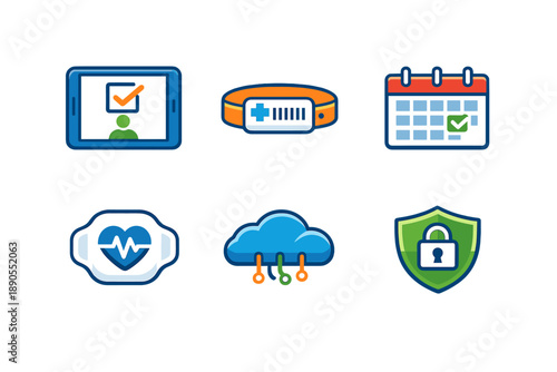 Health technology tools for remote monitoring, scheduling, and data security in modern healthcare systems