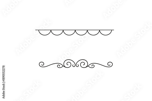 Decorative borders and designs for use in graphic projects that can enhance layouts and visual appeal in various contexts