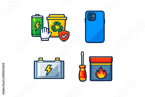 Exploring battery recycling and smartphone maintenance in a simple and informative setting