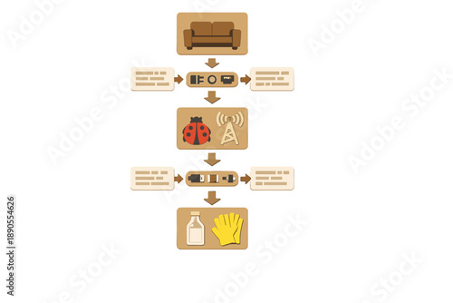Understanding the cleaning process for a couch with steps to identify pests and use cleaning supplies