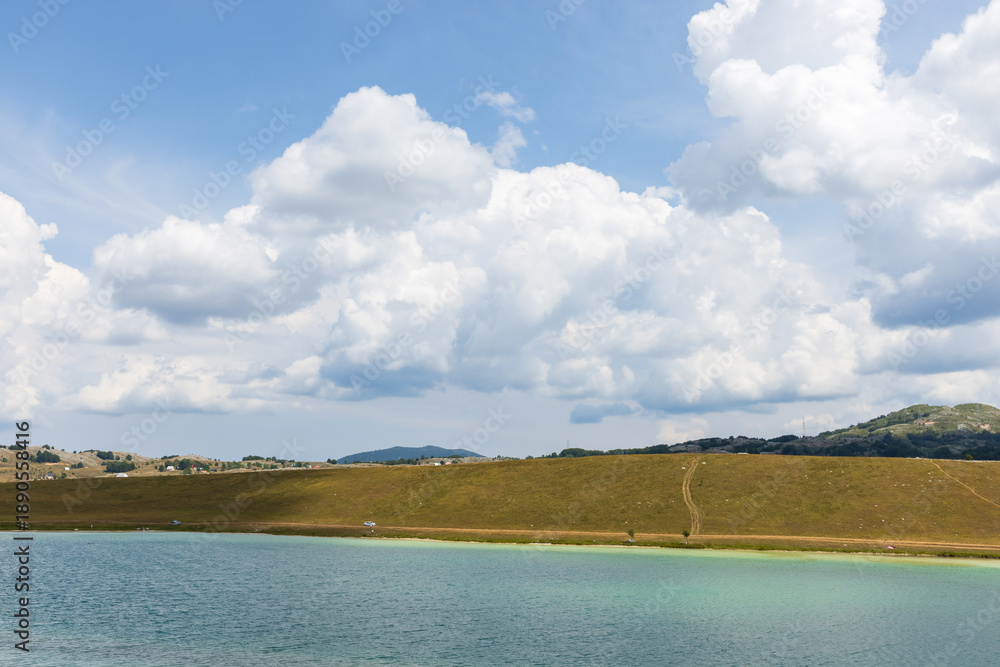 Fototapeta premium Landscape photography featuring Vrazje lake coast placed in Durmitor National Park