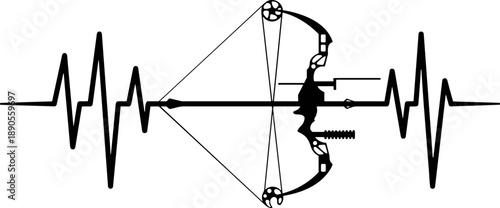 Bow Hunting SVG, Heartbeat svg, Archery SVG, hunting svg, deer svg, deer hunting svg, deer hunter svg, Hunting Solves Most Of My Problems SVG, Fishing svg, Deer Hunting svg, Deer Horns svg, Hunting 