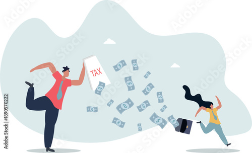 A businesswoman evades taxes and loses money.