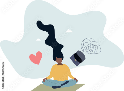 Meditation for rest and relaxation from work and problems.