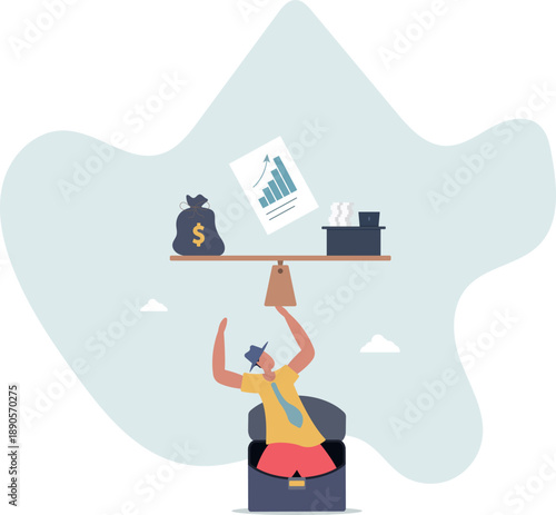 The ratio of the amount of work performed to profit.life and employment of people.