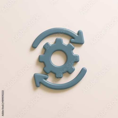 Smart Decision Engine 3D Icon