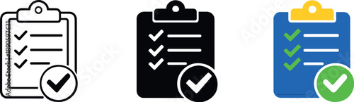 Image Generation. Verified results outcome visualized by a clipboard icon with a checkmark indicating completed and validated