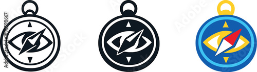 Image Generation. Vision and direction expressed as a symbolic compass icon indicating navigation, foresight, and long-term