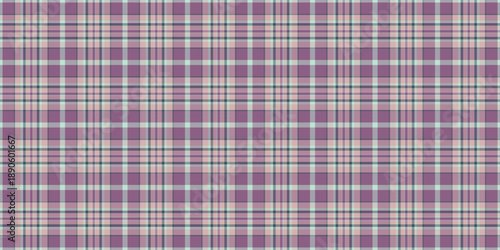 Factory tartan fabric textile, gift seamless texture pattern. Slim background vector plaid check in pastel and grey colors.