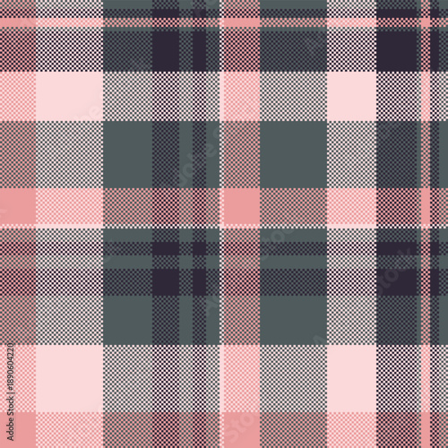 Woman texture seamless check, repetition textile vector background. Golf pattern tartan fabric plaid in pastel and light colors.