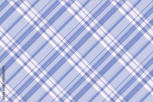 Warm check textile background, volume seamless texture tartan. Indian vector pattern plaid fabric in light and blue colors.