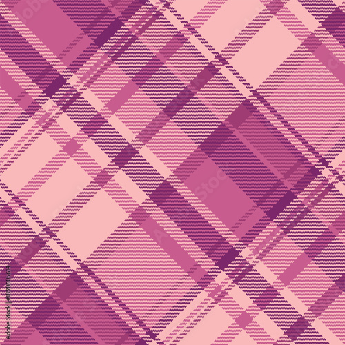Oktoberfest fabric check pattern, large vector tartan textile. Customer texture plaid seamless background in pink and light colors.