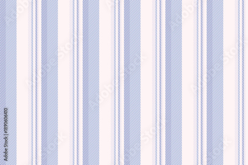 Vouth background lines fabric, store texture vector seamless. Chabby pattern vertical stripe textile in sea shell and blue colors.