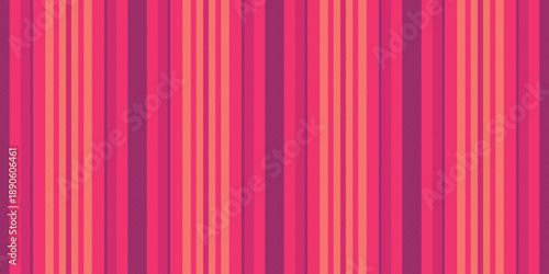 Dndividuality lines vertical pattern, relax texture stripe textile. Covering background vector fabric seamless in red and orange colors.