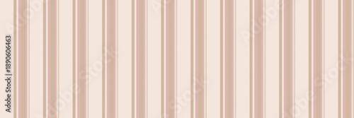 Fixties stripe vertical fabric, household texture pattern background. Kandom seamless textile lines vector in light and orange colors.