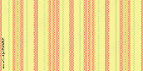 Wealth vector fabric background, track pattern textile texture. Harmony seamless stripe vertical lines in yellow and red colors.