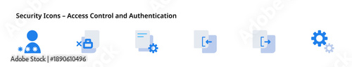 Security Icons – Access Control and Authentication