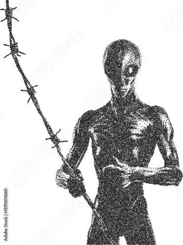 Alien y2k retro stipple art ufo brutalist halftone vector png transparent, galaxy 2000s photocopy effect tattoo aesthetic