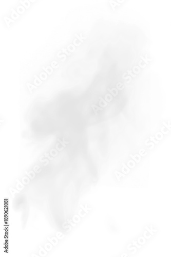 Cattle Smoke Texture, Pipe Vapor, Steam Vape, Cloud, Fog Effect For Compositing or Overlay. Isolated On Alpha Transparent Background.