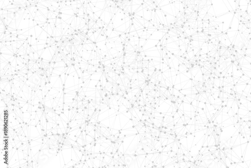 Technology-driven plexus composition with a web of points and connecting segments creating a modern geometric look.