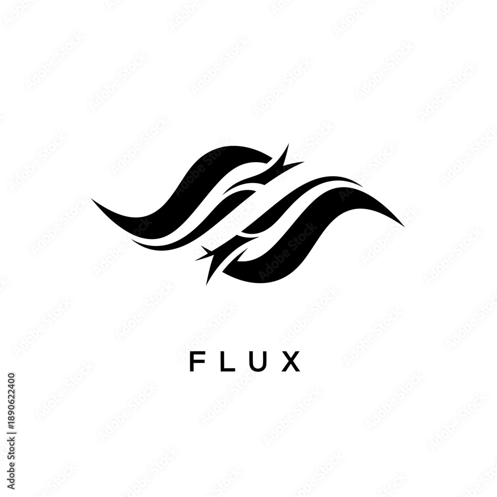 Naklejka premium dynamic logo design
