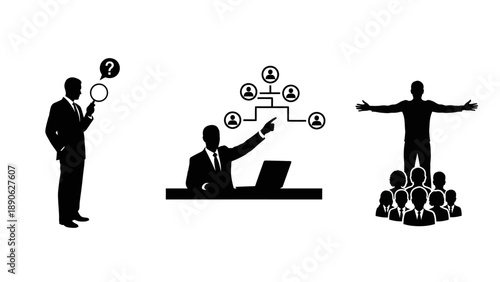 Professionals Analyzing Data Flow in Corporate Environment
