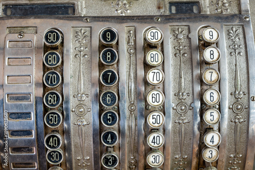 Wallpaper Mural Antique cash register close-up Torontodigital.ca