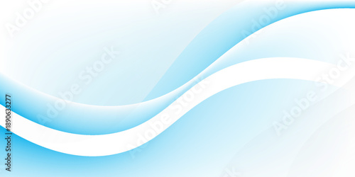 Modern stylish blue wave design background vector