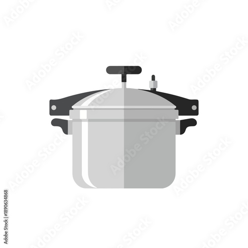 Pressure Cooker on Ringed Lid with Handles