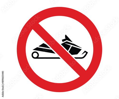 A red circle with a line through it indicates no jet ski or watercraft allowed