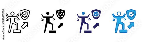 Coucorage Icon Multi Style Vector Illustration