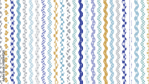 冬の季節の彩り和柄背景イラスト
