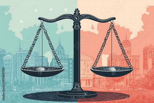 Balance of Justice: A visually compelling image of the scales of justice.