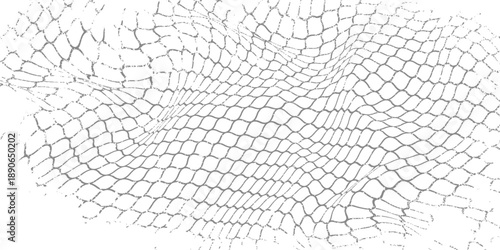 Mesh texture for fishing nets. Grunge pattern for sportswear or soccer goal, volleyball net, basketball hoop, hockey, athletics. Grunge background