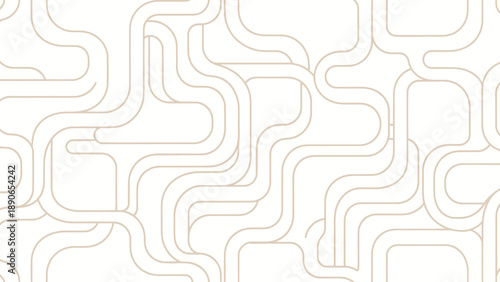 Abstract geometric pattern with flowing lines and curves.