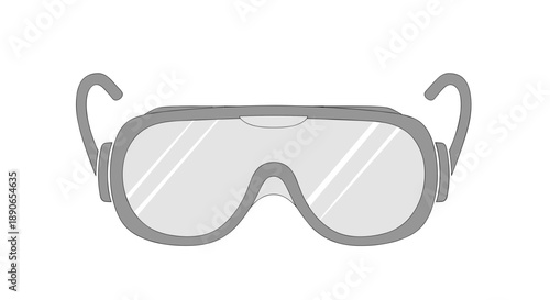 Safety Goggles For Eye Protection In Industrial Settings.