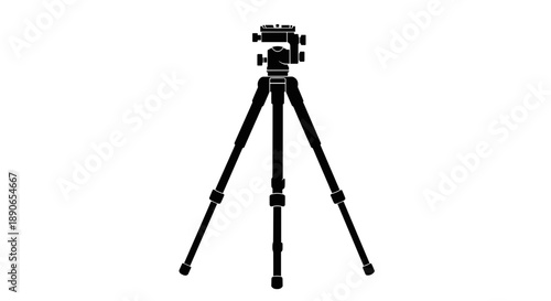 Professional Black Tripod with Ball Head Mount for Cameras.