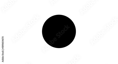 A Simple Black Circle on a White Background 2.