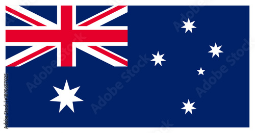 Rectangle Australia Flag Oceania Country