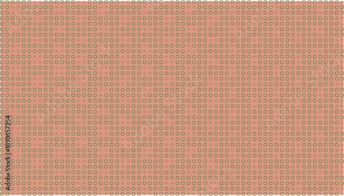 Subtle Gradient of Circles on a Peach Background