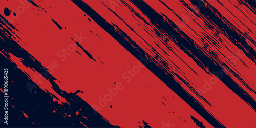 Black and red abstract grunge background with halftone style modern arts grunge sport. eps 10