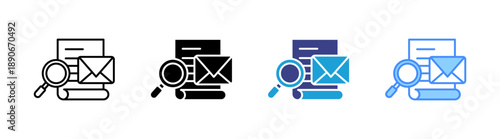 Information icon set multiple style collection