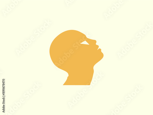 Turned Face Reflection Abstract